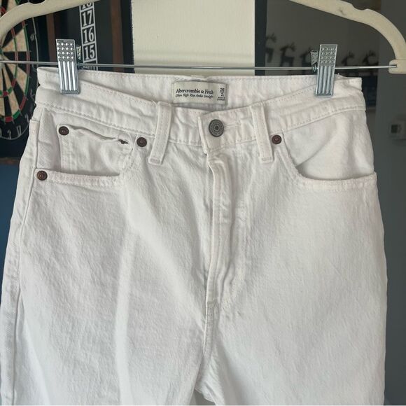 Abercrombie & fitch ultra high rise ankle straight 2/26L - Picture 2 of 5